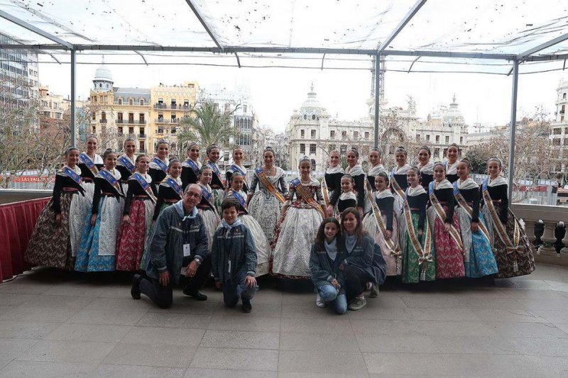 Falla Sancho Tello en el Balcón del Ayuntamiento
