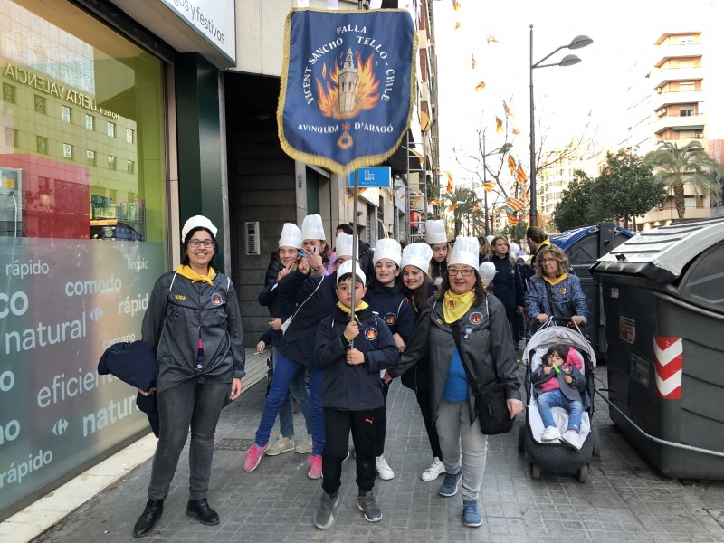 Recogida del ninot infantil