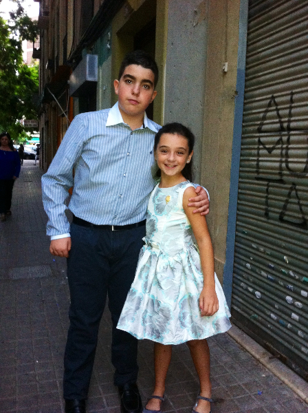 Nombramiento de nuestra fallera mayor infantil 2015 Carla Peris y nuestro presidente infantil Ivan Gimeno