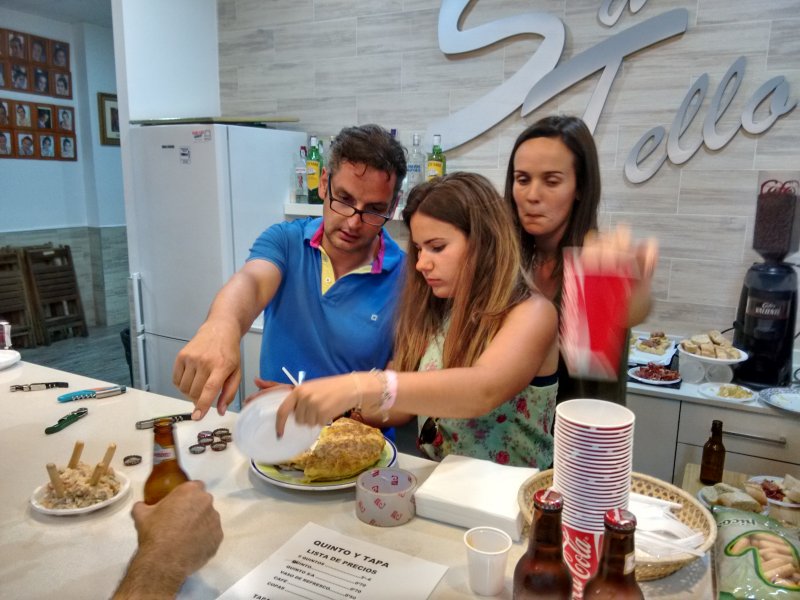 Fiesta del Quinto y Tapa Asociación Cultural Falla Vicente Sancho