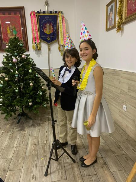 Pame y Pau celebran la Navidad con nuestro Sector y la Agrupación
